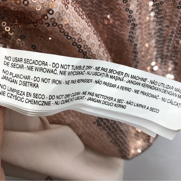 NWT Zara pink slip mini dress sequins - Picture 4 of 6